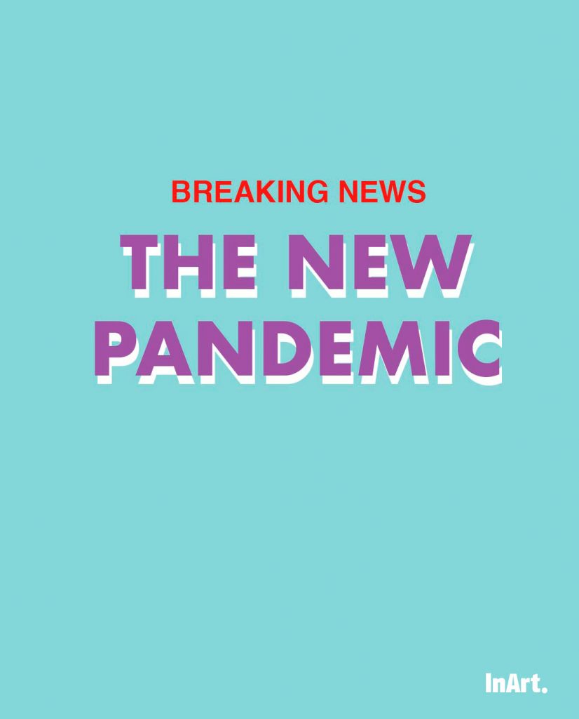 ilustración de breaking news: the new pandemic