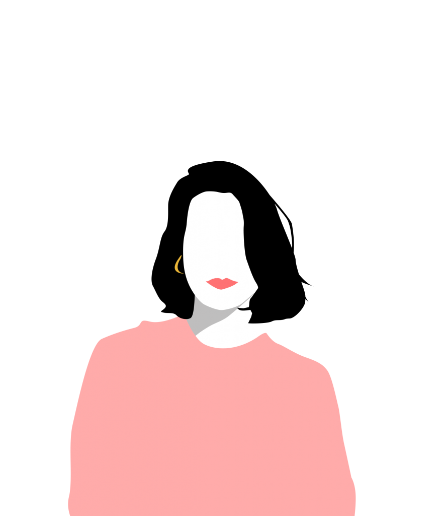 Ilustración minimalista Elena