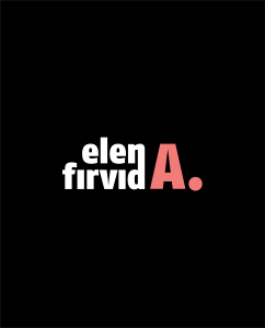 logo elenafirvida con fondo negro