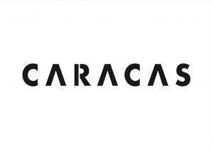 logotipo Caracas en negro