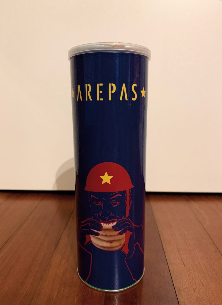 mockup packaging arepas para Proyecto Caracas